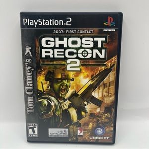 Tom Clancy's Ghost Recon 2 (Sony PlayStation 2, 2004) CIB. Tested.